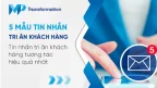 5 Mẫu tin nhắn tri ân khách hàng tương tác hiệu quả nhất