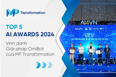 Giải pháp OmiBot của MP Transformation được vinh danh Top 5 AI Awards 2024 