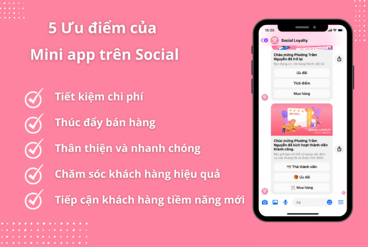 Ưu điểm của Miniapp