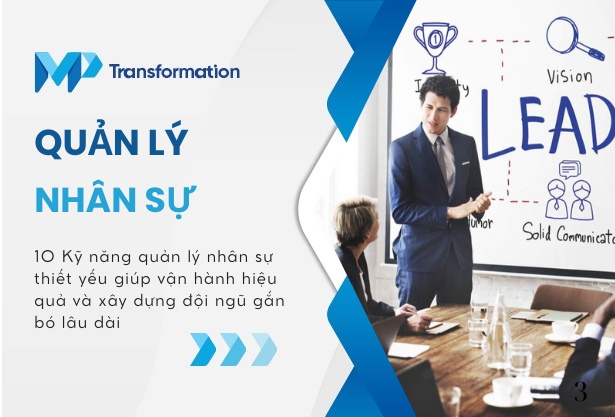 10 Kỹ năng quản lý nhân sự thiết yếu cho nhà lãnh đạo