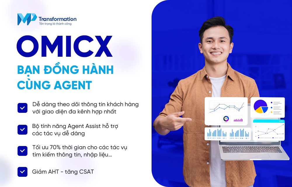 OmiCX với Agent Assist – Hỗ trợ toàn diện