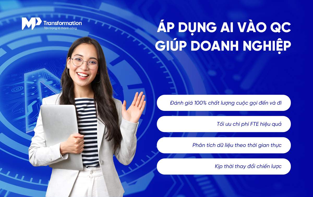 Từ cảm tính đến dữ liệu: Lợi ích khi áp dụng AI vào QC tổng đài