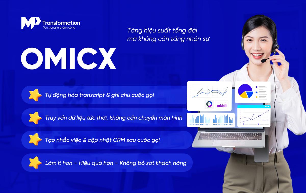OmiCX - Nền tảng hỗ trợ tổng đài viên