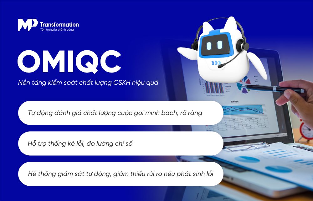 OmiQC – Giải pháp kiểm soát chất lượng CSKH, giám sát chuẩn mọi cuộc gọi
