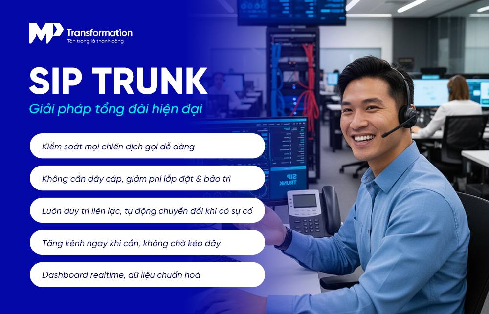 Ưu điểm nổi bật của SIP Trunk 