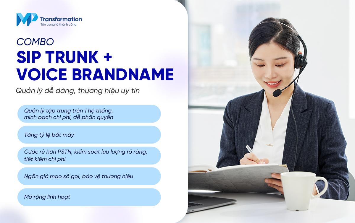 Lợi ích của combo SIP Trunk + Voice Brandname Lợi ích của combo SIP Trunk + Voice Brandname