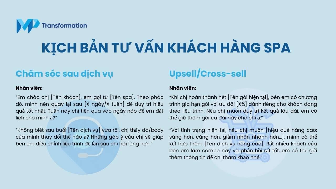 Kịch bản chăm sóc khách hàng sau dịch vụ