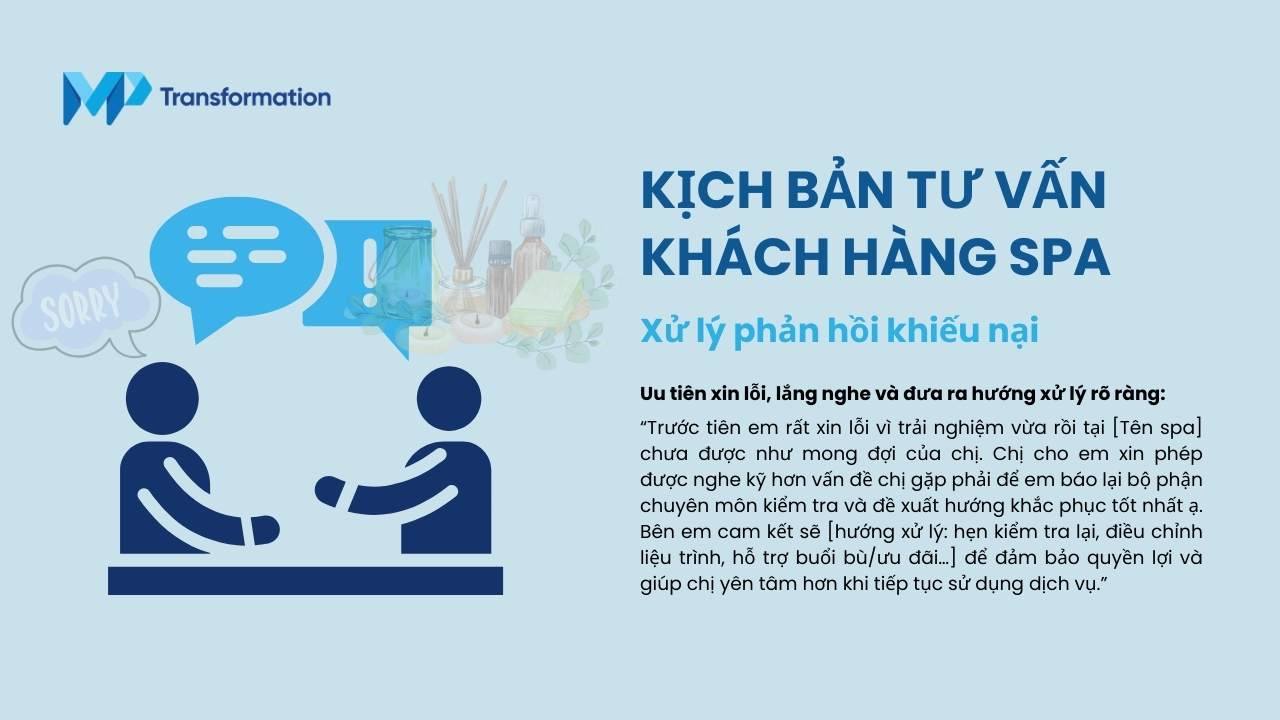 Kịch bản xử ý khiếu nại và phàn nàn từ khách hàng