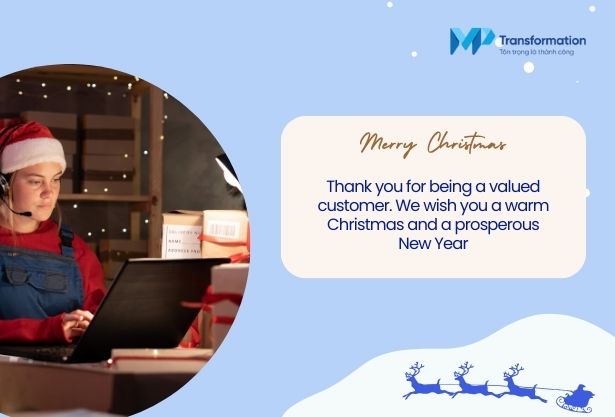 Lời chúc giáng sinh khách hàng bằng tiếng anh ấn tượng 