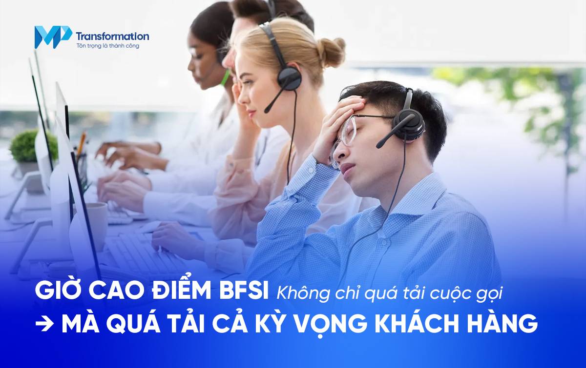 Đặc thù giờ cao điểm trong vận hành Contact Center ngành BFSI