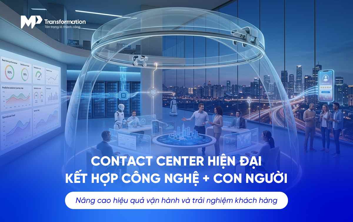 Sự kết hợp giữa công nghệ và con người trong mô hình Contact Center hiện đại