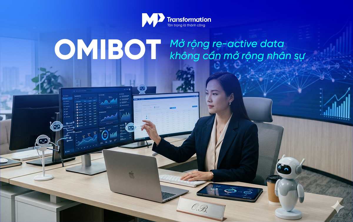 OmiBot và vai trò “công nhân dữ liệu” trong chiến lược Re-active khách hàng