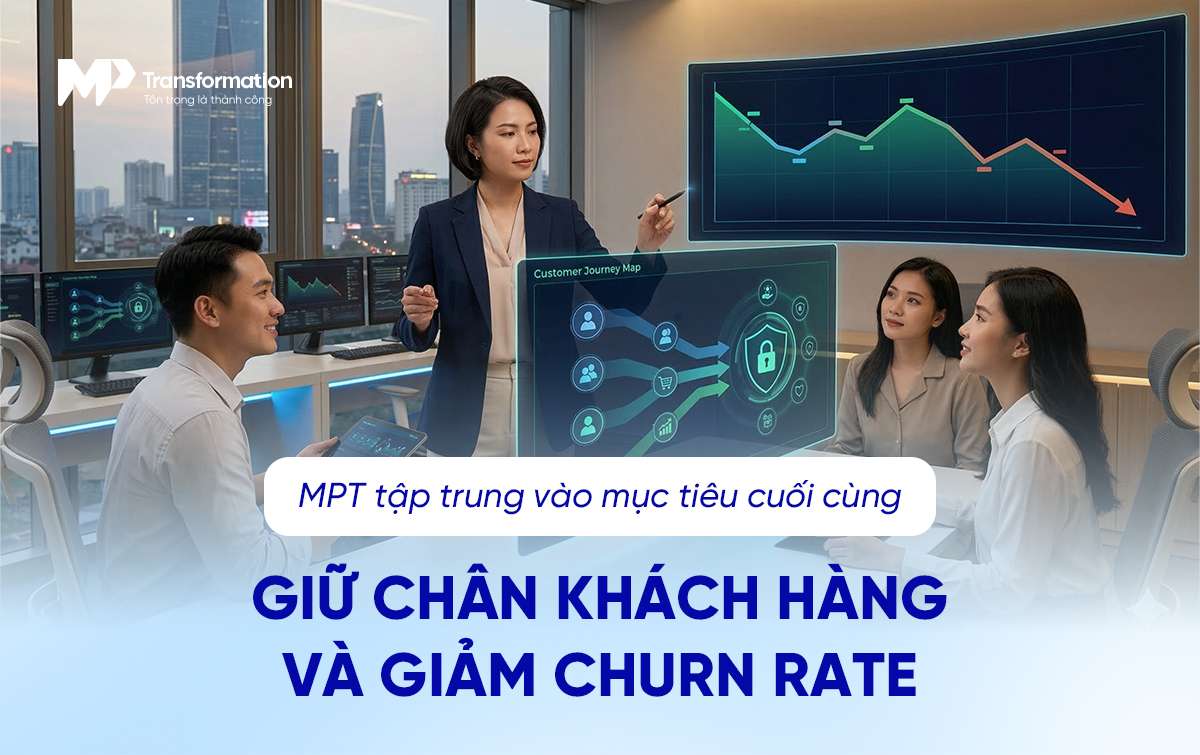 Từ chăm sóc khách hàng sang tư duy làm vì kết quả: Cam kết giảm Churn Rate của MPT