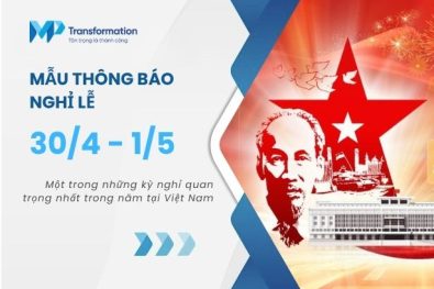 Tổng hợp mẫu thông báo nghỉ lễ 30/4, 1/5 năm 2026