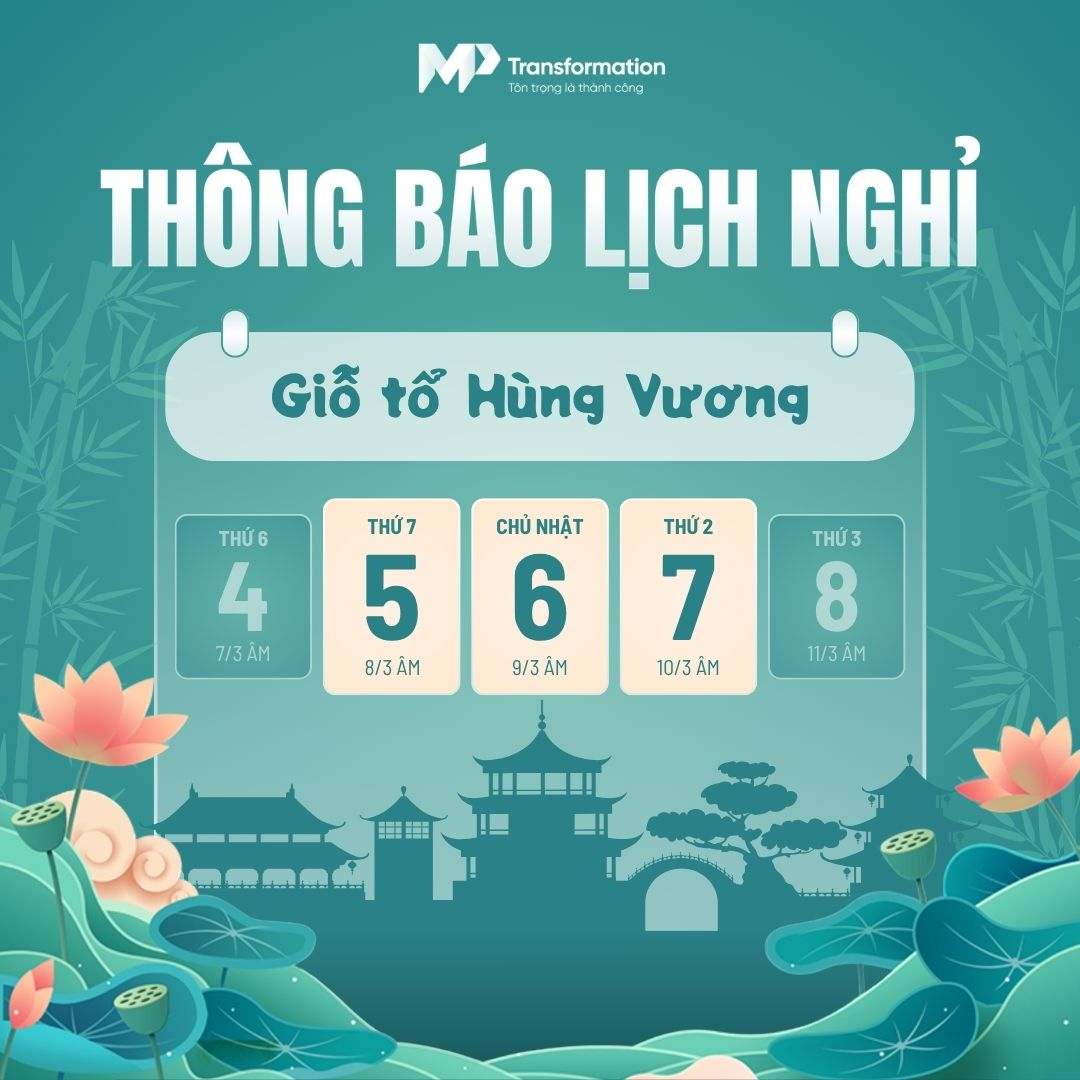 Mẫu thông báo nghỉ lễ Giỗ tổ Hùng Vương cho khách hàng Mẫu thông báo nghỉ lễ Giỗ tổ Hùng Vương cho khách hàng