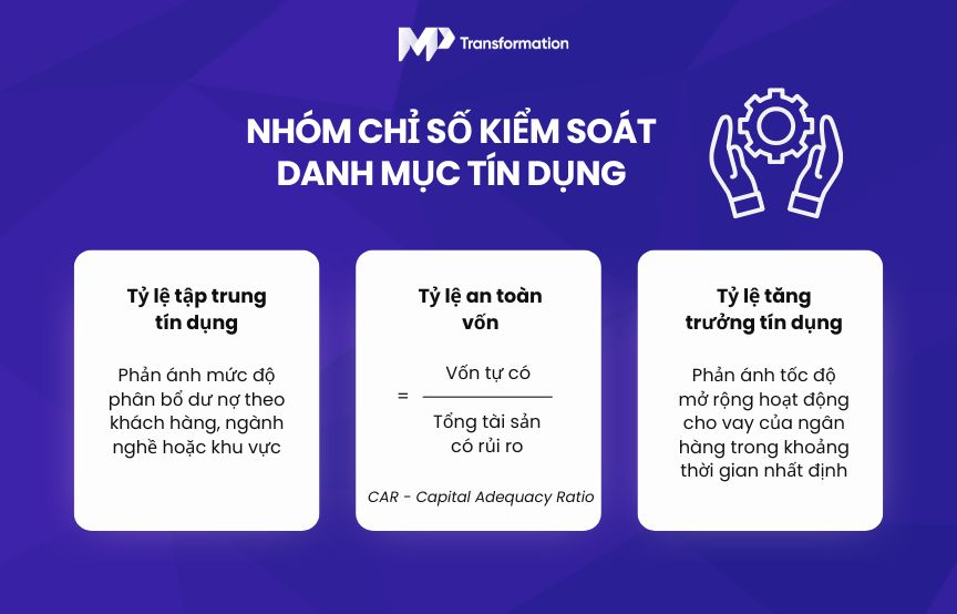 Nhóm chỉ số kiểm soát danh mục tín dụng