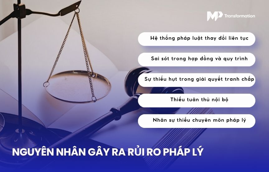 Nguyên nhân gây rủi ro pháp lý