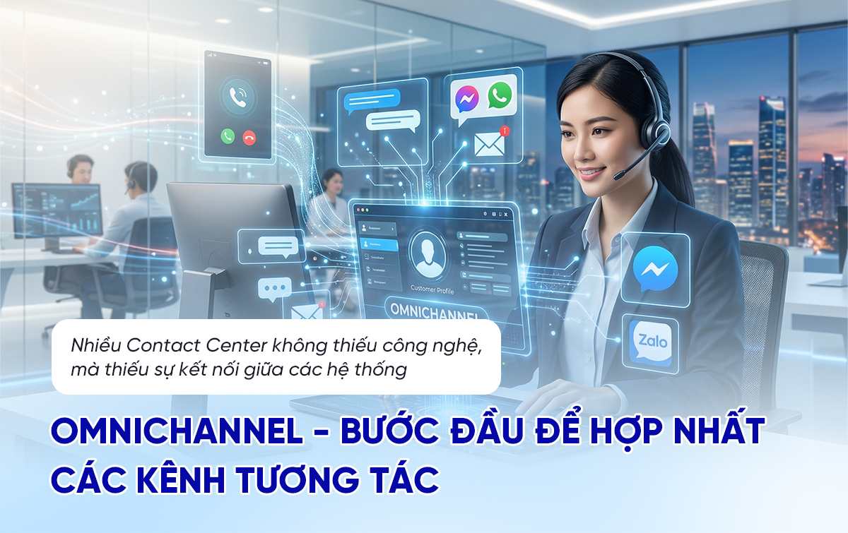 Khi Contact Center cần một hệ sinh thái vận hành thống nhất