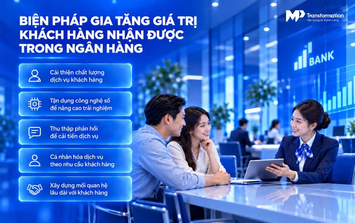 Biện pháp gia tăng giá trị khách hàng nhận được trong ngân hàng Biện pháp gia tăng giá trị khách hàng nhận được trong ngân hàng