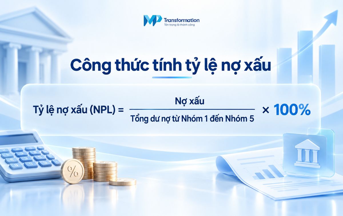 Công thức tính tỷ lệ nợ xấu và mức độ an toàn cho phép